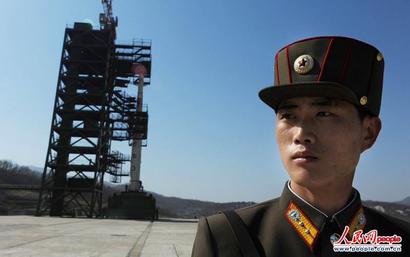 当地时间2012年12月12日，朝鲜在东昌里火箭发射基地发射了卫星。（来源：东方IC 版权所有，违者必究）