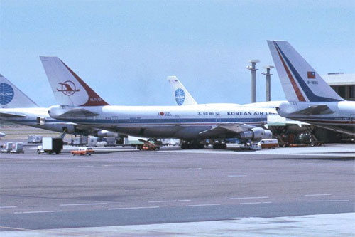 大韩航空007号班机空难,hl7442在檀香山.