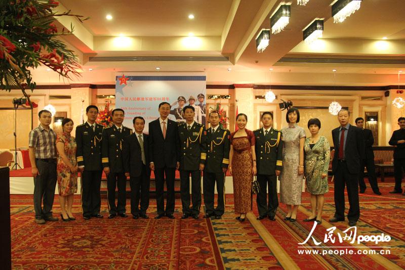 高清组图:中国驻巴基斯坦大使馆举行建军节招待会