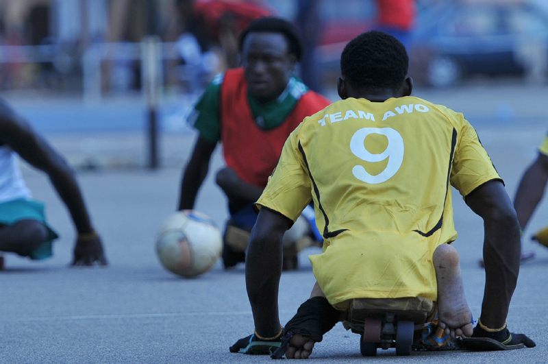 高清尼日利亚世界小儿麻痹症日足球赛