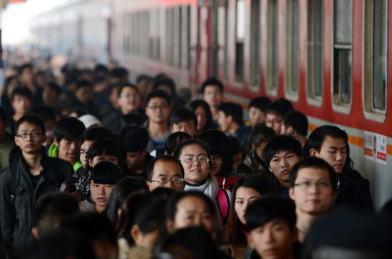 韩媒关注2014中国春运:36亿人次迁徙系史上