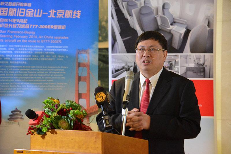 中国驻旧金山副总领事宋如安到场祝贺 人民网李牧 摄