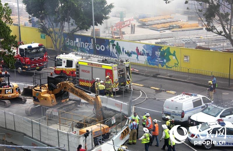 悉尼第二赌场工地失火 浓烟蔽日交通管制