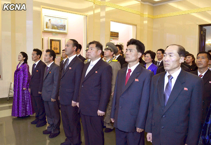 高清:金正日蜡像馆在朝鲜开放 中国伟人蜡像馆