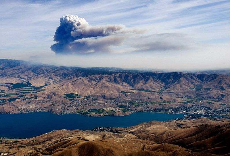 美国华盛顿地区山火强度猛增10倍