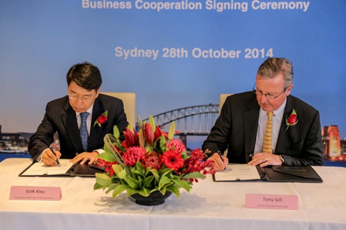 中行澳大利亚与AFG签署业务合作协议