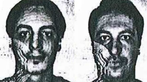 这两名嫌疑人使用了显示Soufiane Kayal (左)和Samir Bouzid名字的假身份证件。