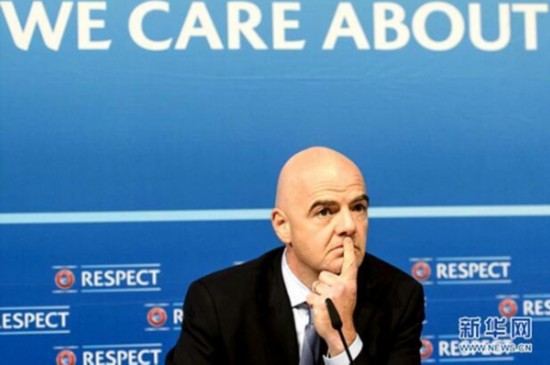 因凡蒂诺当选国际足联新主席 曾建议世界杯扩