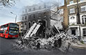 伦敦二战遭德轰炸惨状