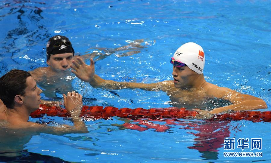 孙杨小组第一晋级男子200米自由泳决赛(高清组