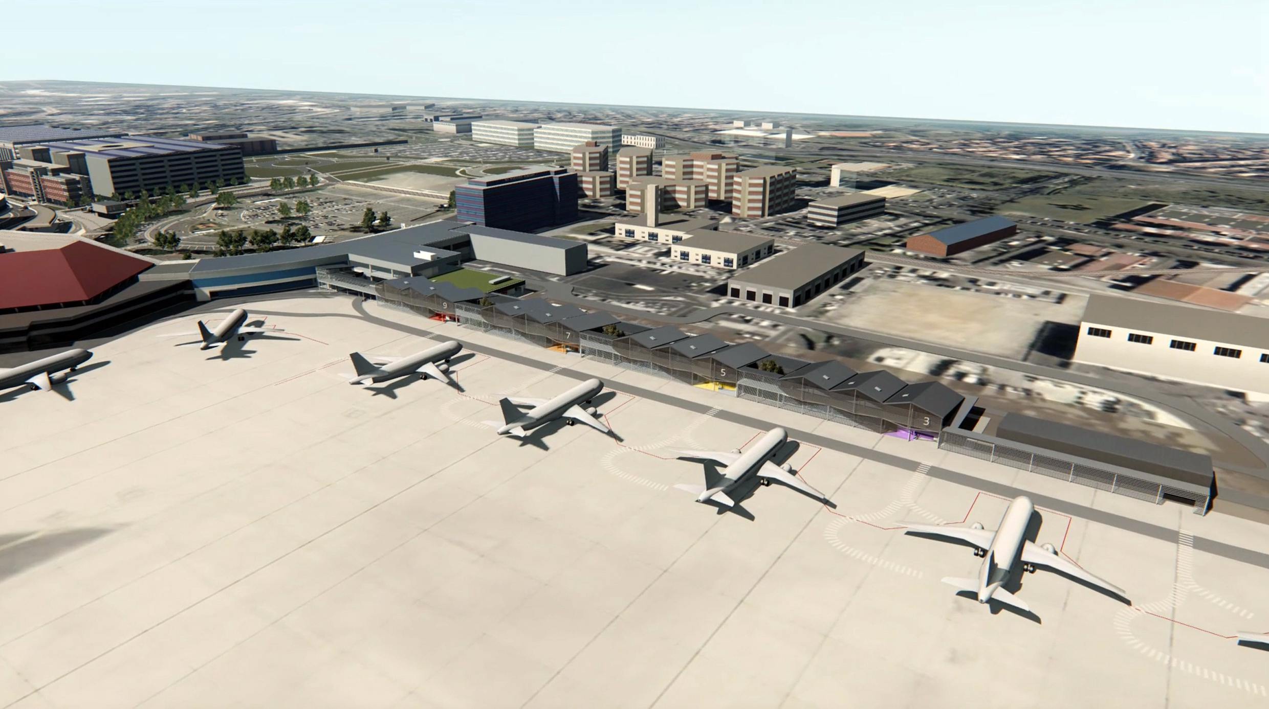 图卢兹机场扩建设计图(来源:图卢兹机场)