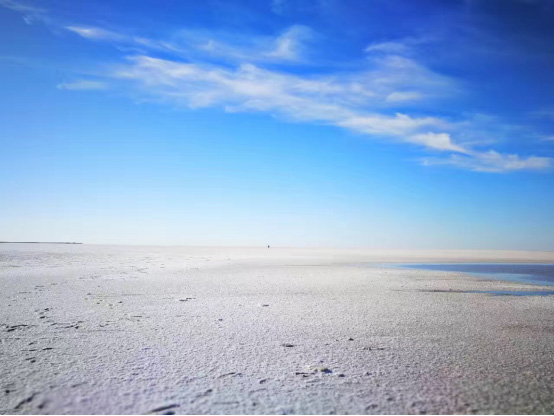到了突尼斯,还可以去看世界最大的沙漠盐湖—吉利特盐湖.