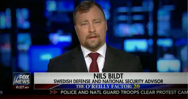 福克斯新闻出现“瑞典国家安全顾问” 瑞典官方：查无此人