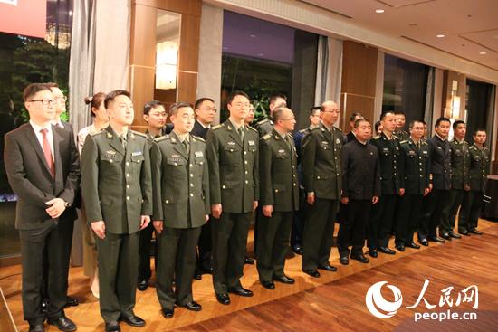 2018年度中国人民解放军校官级访日团成员（许永新 摄）
