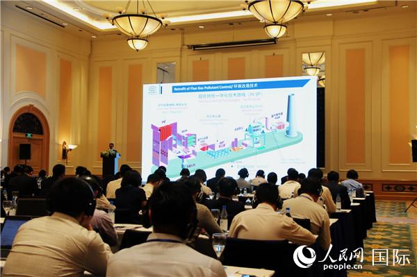中方介绍电力领域最新技术设备。刘刚 摄