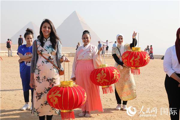 中国文化展示活动亮相埃及金字塔景区【3】