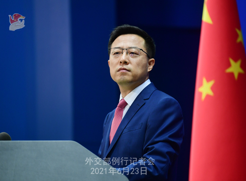 外交部：中国促进和保护本国人权的决心坚定不移