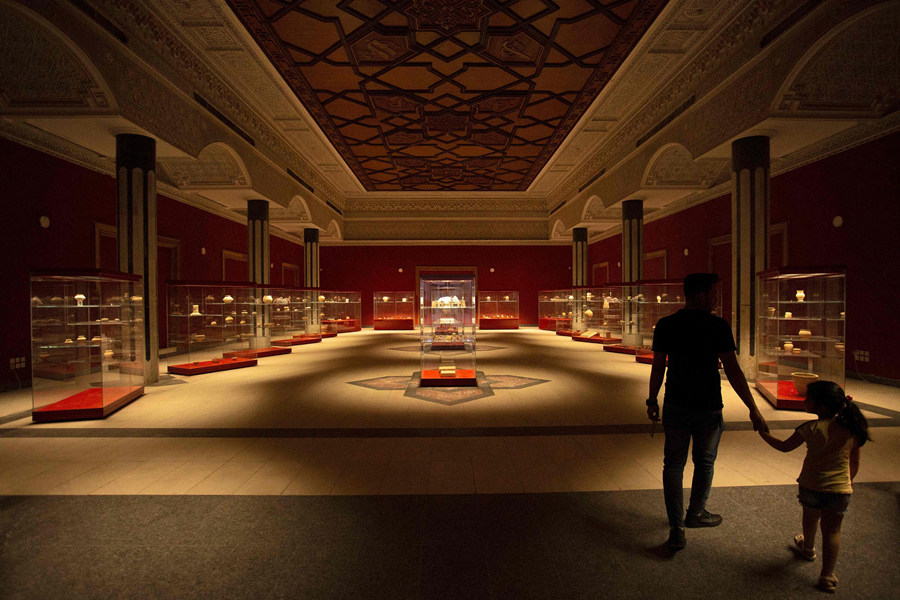 探访伊拉克巴士拉博物馆 由萨达姆宫殿改造而成