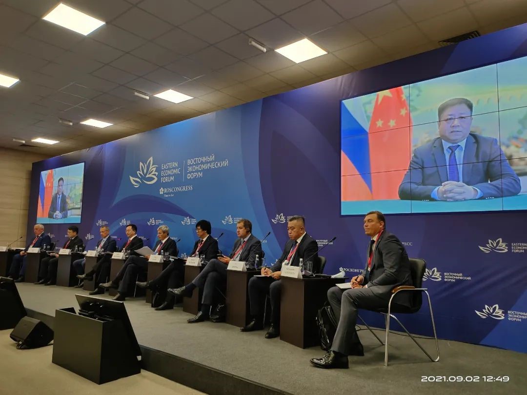 第六届东方经济论坛“俄罗斯-中国”商务对话举行