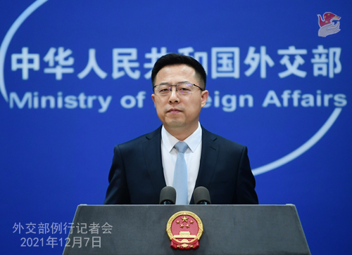 外交部：中方将就美方“外交抵制”北京冬奥会作出坚决反制