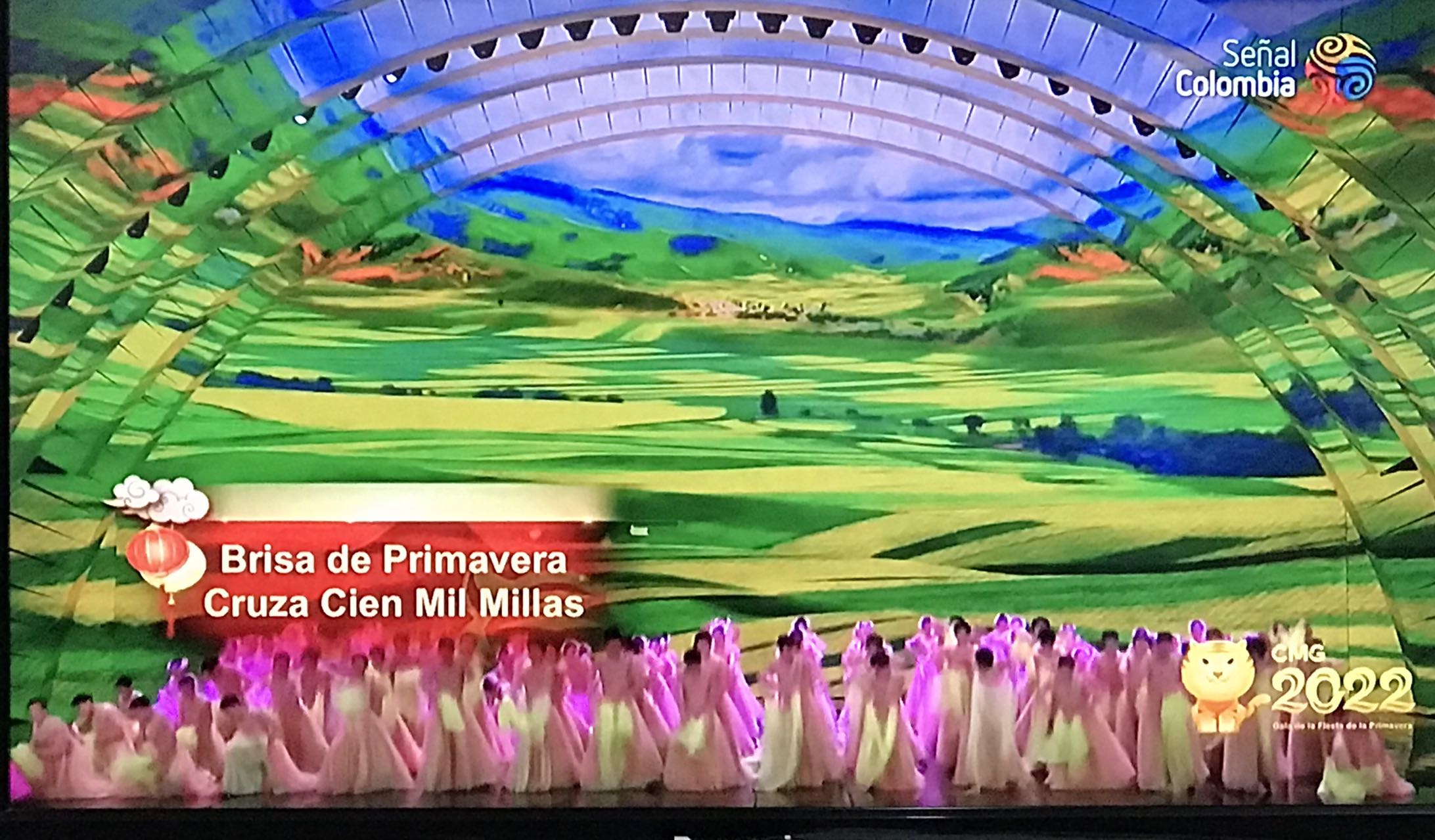 央视春晚精编版亮相哥伦比亚国家电视台