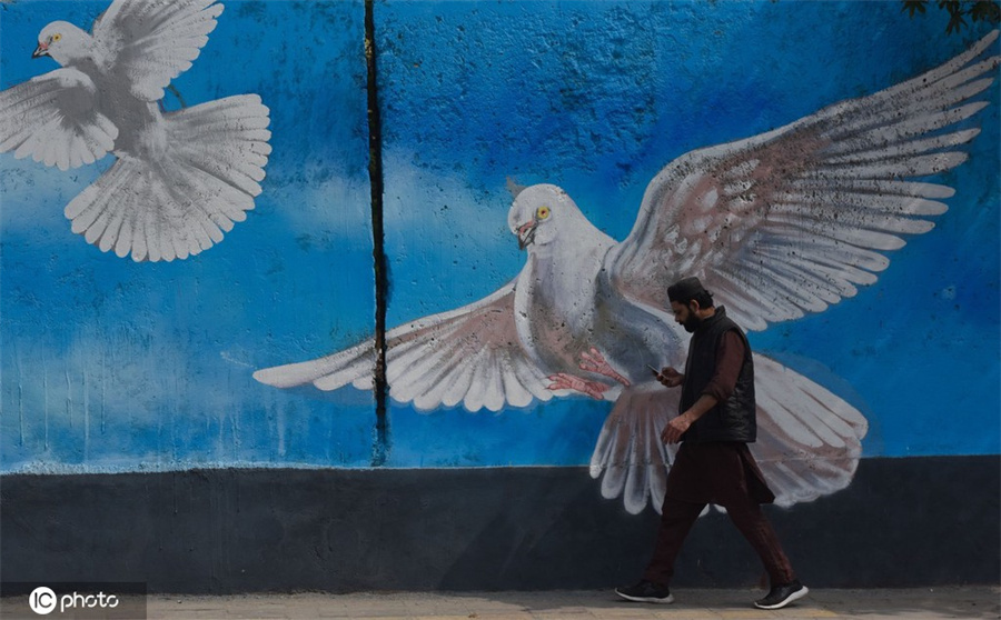 印度新德里壁画艺术丰富民众生活