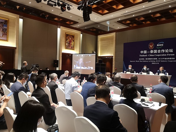 “中国―泰国合作论坛”现场。中国―东盟商务理事会供图
