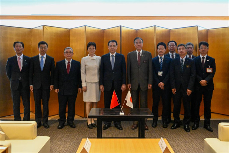 驻日本大使吴江浩表示将积极支持长野县加强对华交流合作。中国驻日本大使馆供图