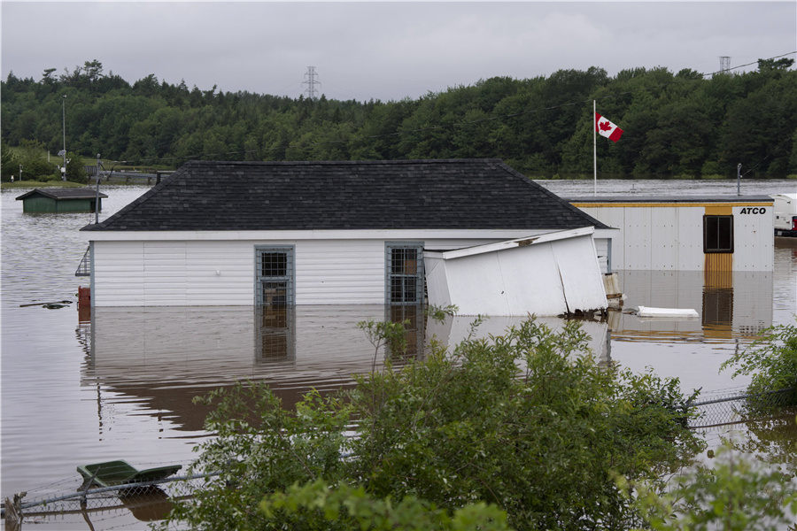 加拿大新斯科舍省暴雨成灾 全省进入紧急状态