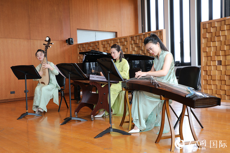 南京艺术学院演出的中国民乐专场音乐会。人民网记者 孙广勇摄