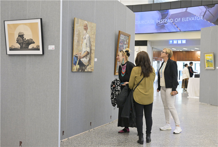第三届中欧国际艺术双年展在维也纳联合国开幕