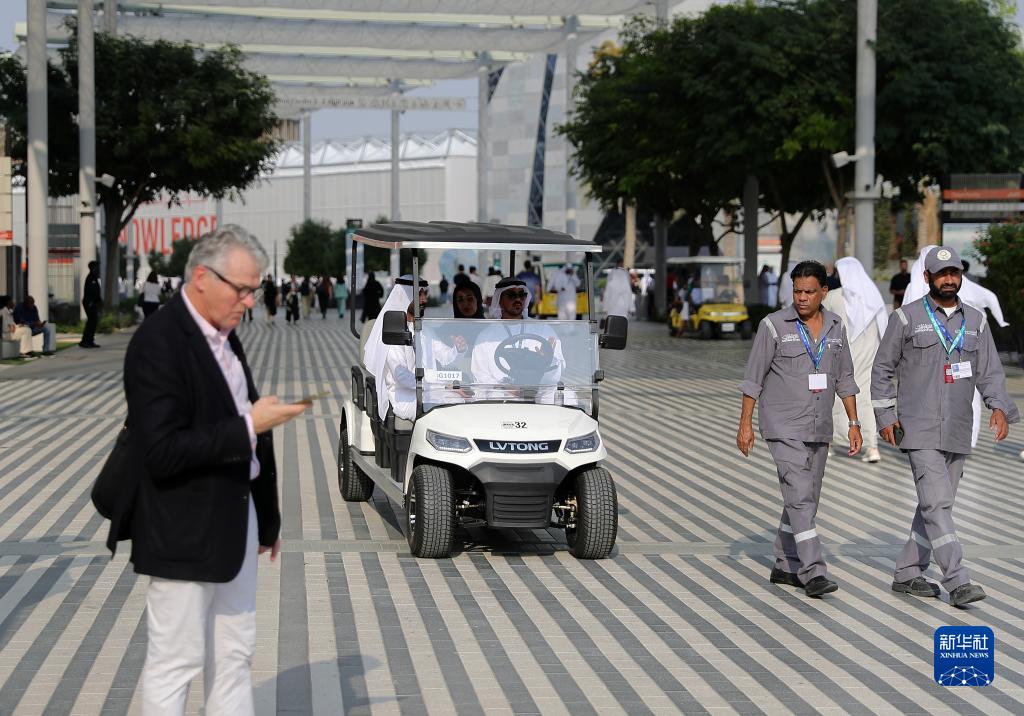 中国电动车助力迪拜气候大会