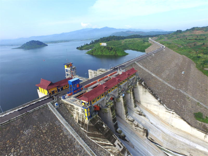 佳蒂格德水电站全景。中国电建供图