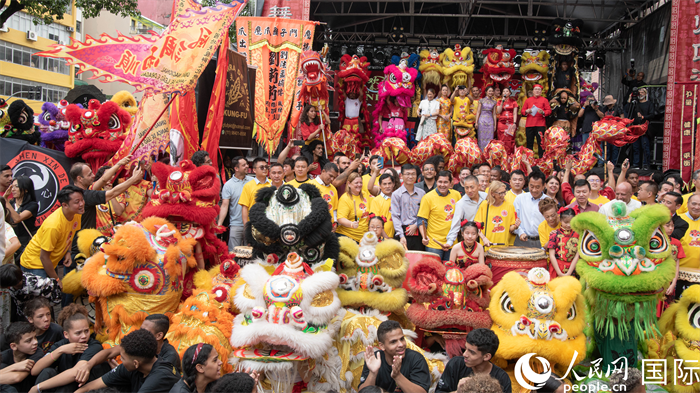 第20届欢乐春节园游会活动现场。 中国驻圣保罗总领馆供图