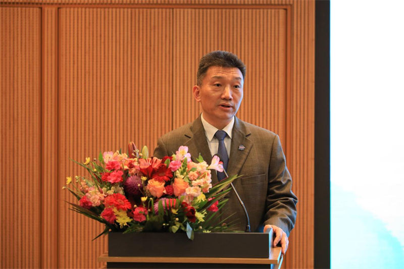 中国外文局副局长于涛致辞。