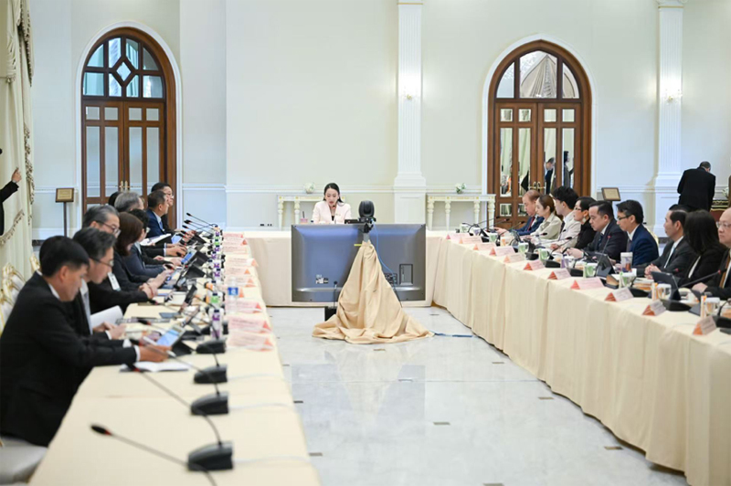 会议现场。泰国总理府供图