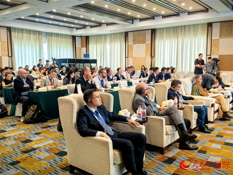 “通往COP30之路：中巴植树造林和碳汇合作研讨活动”现场。人民网记者 符园园摄