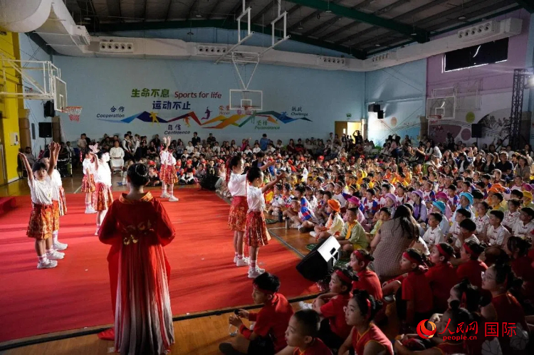 演出场景。人民网 塔里克·易卜拉欣摄