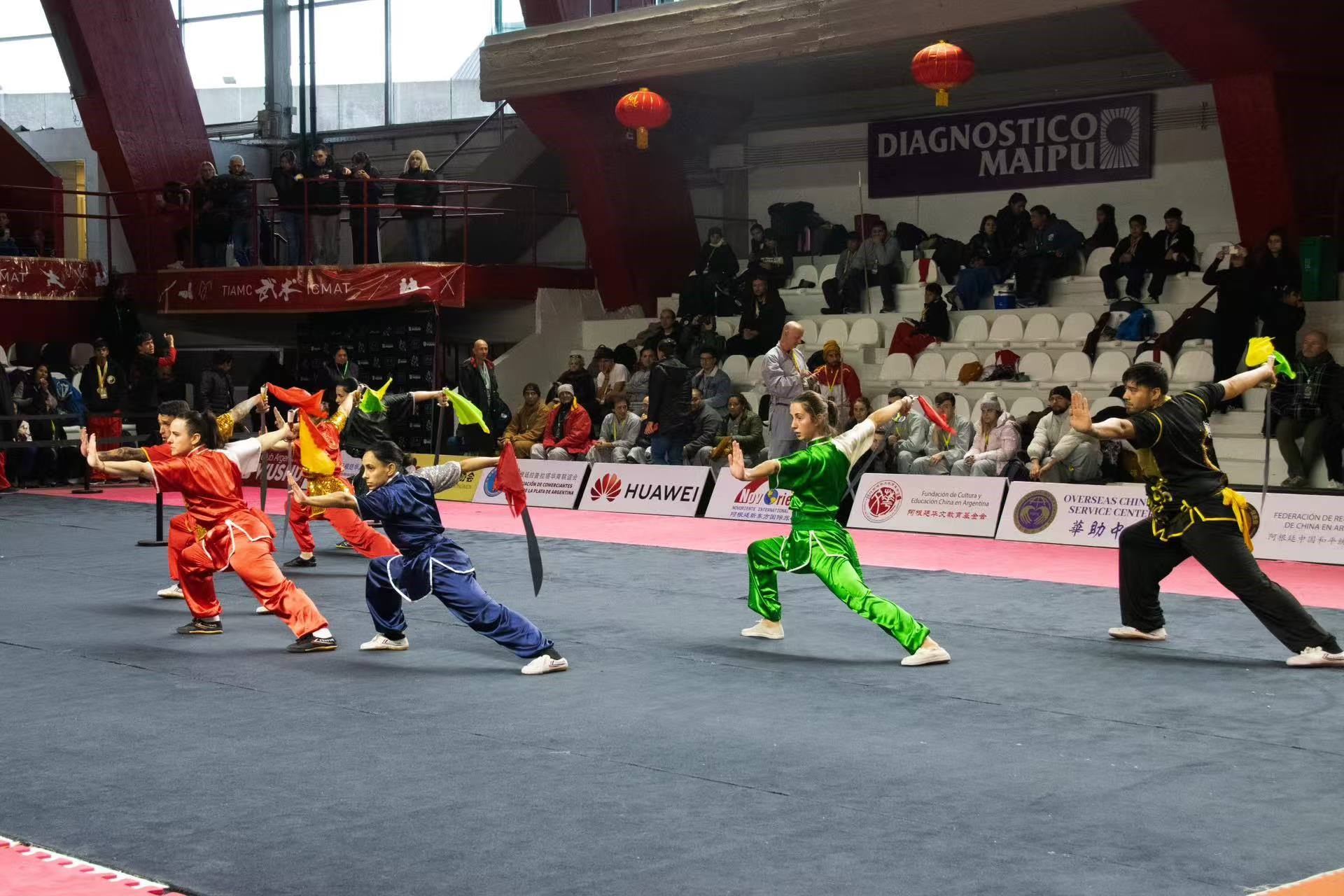 武术锦标赛现场。阿根廷武术联合会供图