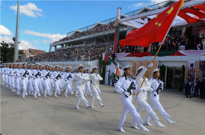 现场图片。中国人民解放军驻吉布提保障基地供图