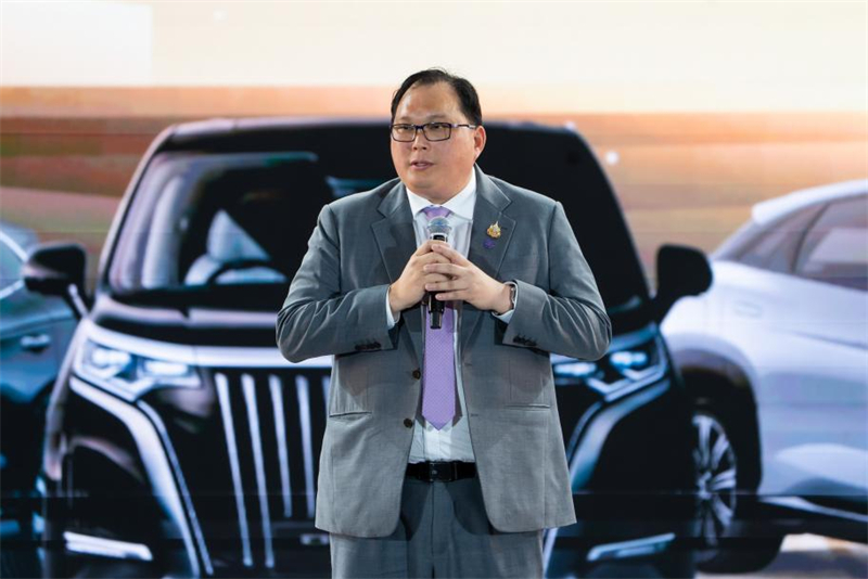 泰国工业园区管理局局长苏梅·唐普拉西发言。主办方供图