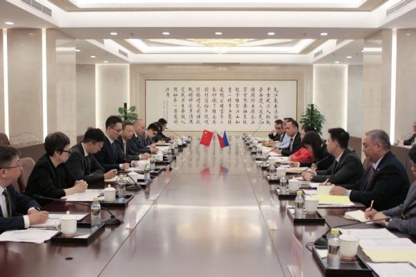 中国和菲律宾在北京举行第九轮领事磋商。中国驻菲律宾使馆供图