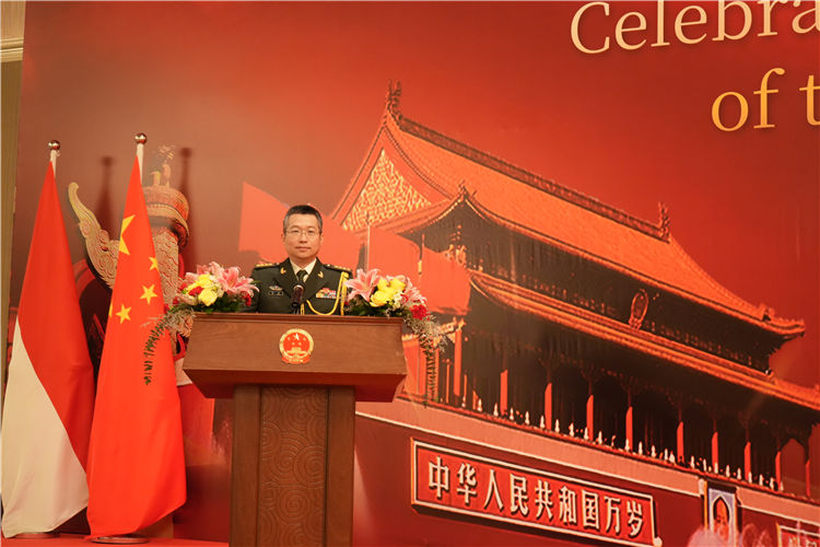 中国驻印度尼西亚大使馆正在