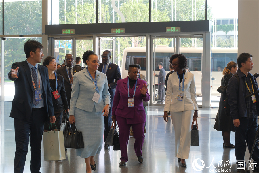 全球妇女峰会现场。人民网记者 宋美琪摄