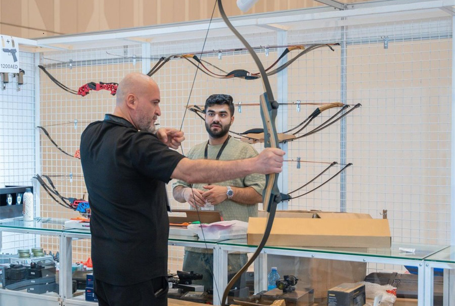 迪拜举办中东狩猎展