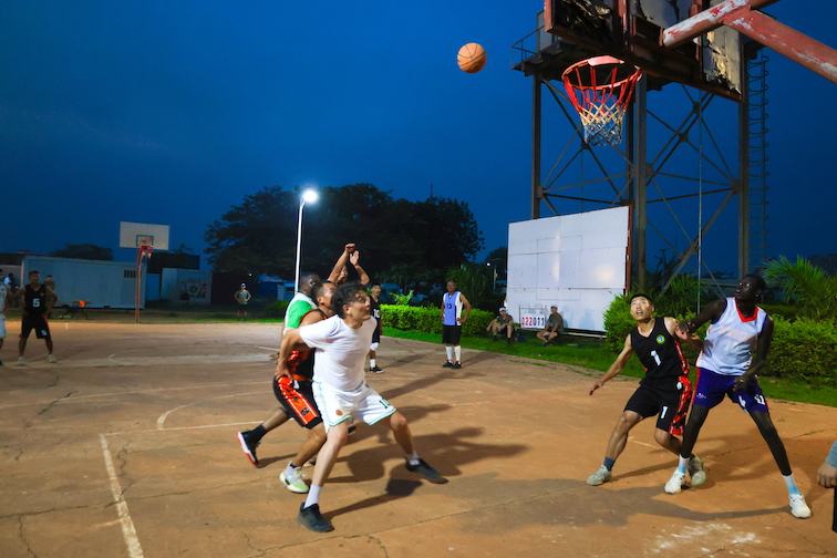 比赛现场。韩瑞田摄