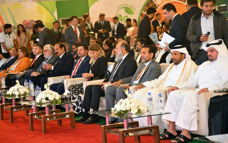 第三届巴基斯坦国际食品和农业展览会开幕现场。巴基斯坦贸易发展局供图