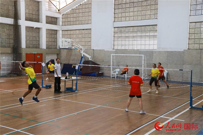 2025中巴羽毛球友谊赛在巴西里约举行