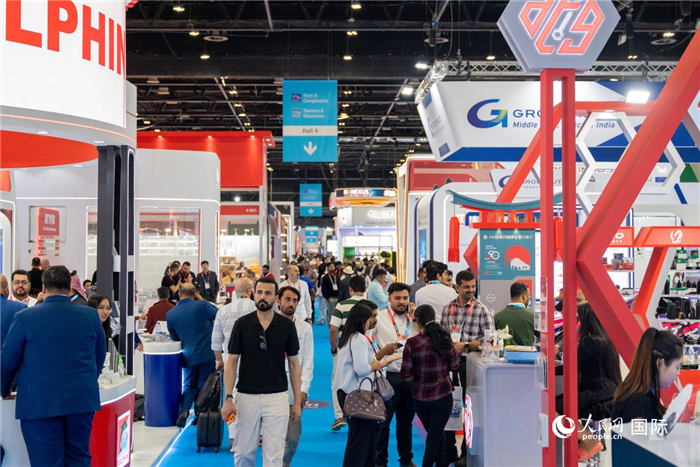 展会一景。人民网 塔里克·易卜拉欣摄