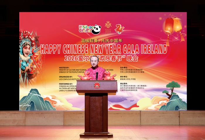 2026年爱尔兰“欢乐春节”晚会在都柏林举办